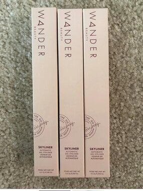 Lot of 3-Wander Beauty Skyliner Automatic Gel Eyeliner - Napa Nights. New